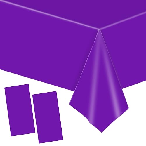 2 Stück Einweg Tischdecke Violette Papiertischdeck Roll Kunststoff Party Tischdecken,137*274cm Papiertischdecken Rolle Wasserdichte Tischtuch für Bienen Party,Kindergeburtstag,Thanksgiving,Halloween 2 Stück Einweg Tischdecke Violette Papiertischdeck Roll Kunststoff Party Tischdecken,137*274cm Papiertischdecken Rolle Wasserdichte Tischtuch für Bienen Party,Kindergeburtstag,Thanksgiving,Halloween von YAAVAAW