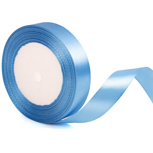 20mm Breites Azure Blaues Band für Geschenkverpackung 22m, Blaues Band Stoff Satinband für Geschenk Verpackung Weihnachtskuchen Haar Bogen Bouquet Florist Crafting Hochzeit Auto Dekoration 20mm Breites Azure Blaues Band für Geschenkverpackung 22m, Blaues Band Stoff Satinband für Geschenk Verpackung Weihnachtskuchen Haar Bogen Bouquet Florist Crafting Hochzeit Auto Dekoration von YAAVAAW