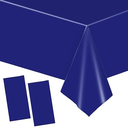 2Stück Einweg Tischdecke Dunkelblaue Papiertischdeck Roll Kunststoff Party Tischdecken,137*274cm Papiertischdecken Rolle Wasserdichte Tischtuch für Bienen Party,Kindergeburtstag,Hochzeiten,Weihnachten 2Stück Einweg Tischdecke Dunkelblaue Papiertischdeck Roll Kunststoff Party Tischdecken,137*274cm Papiertischdecken Rolle Wasserdichte Tischtuch für Bienen Party,Kindergeburtstag,Hochzeiten,Weihnachten von YAAVAAW
