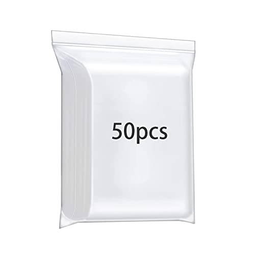 50 wiederverschließbare transparente Plastiktüten – 24 x 36 cm wiederverschließbare Druckverschlussbeutel, kleine wiederverschließbare Plastiktüten, wiederverschließbare Aufbewahrungsbeutel, griffige 50 wiederverschließbare transparente Plastiktüten – 24 x 36 cm wiederverschließbare Druckverschlussbeutel, kleine wiederverschließbare Plastiktüten, wiederverschließbare Aufbewahrungsbeutel, griffige von YAAVAAW