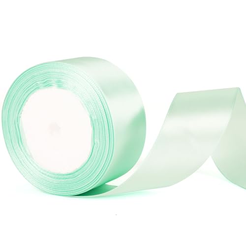50mm breites mintgrünes Band, 2-Zoll dickes Geschenkverpackungsband grünes Band, Bogenstrauß Herstellung, blau-grüne Hochzeitsauto Dekoration Kuchen Geschenkverpackung 50mm breites mintgrünes Band, 2-Zoll dickes Geschenkverpackungsband grünes Band, Bogenstrauß Herstellung, blau-grüne Hochzeitsauto Dekoration Kuchen Geschenkverpackung von YAAVAAW