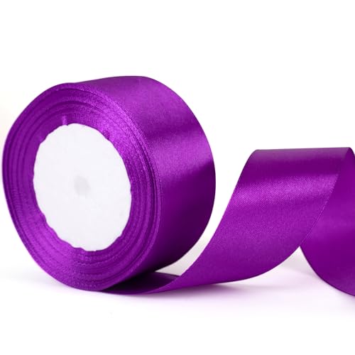 50mm breites tiefes lila Band, 2-Zoll dickes lila Band verwendet für Geschenkverpackung, Bogenstrauß Herstellung, Hochzeitsdekoration Kuchen, Halloween Geschenkverpackungsband 50mm breites tiefes lila Band, 2-Zoll dickes lila Band verwendet für Geschenkverpackung, Bogenstrauß Herstellung, Hochzeitsdekoration Kuchen, Halloween Geschenkverpackungsband von YAAVAAW