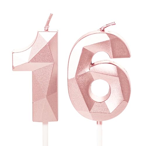 Geburtstagskerzen für Kuchen, Zahlenkerze in Roségold, Happy Birthday Kerzen für Geburtstagskuchen, Tortenaufsatz für Kinder, Jungen, Geburtstag, Hochzeit, Firma, Jahrestag, Kuchendekorationen Geburtstagskerzen für Kuchen, Zahlenkerze in Roségold, Happy Birthday Kerzen für Geburtstagskuchen, Tortenaufsatz für Kinder, Jungen, Geburtstag, Hochzeit, Firma, Jahrestag, Kuchendekorationen von YAAVAAW