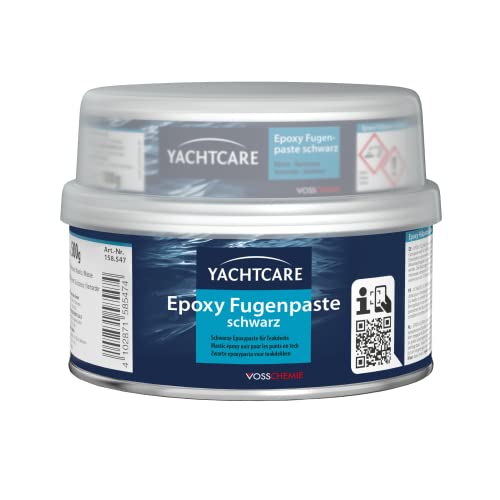 Yachtcare Epoxy Fugenpaste 500g - Epoxy Füllpaste schwarz für Holz von YACHTCARE VOSSCHEMIE