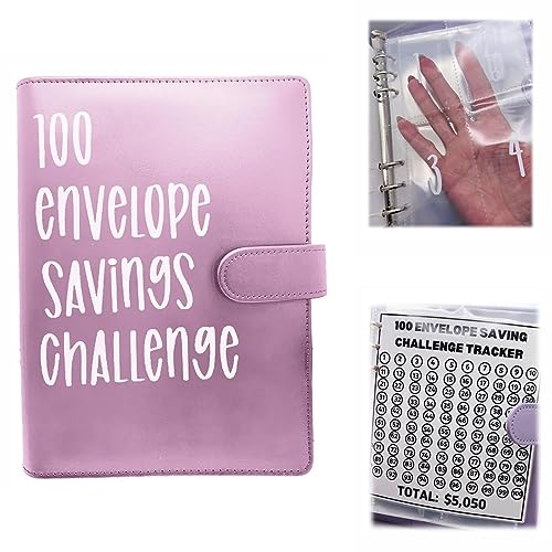 100-Umschläge-Challenge-Ordner, 52-Wochen-Geldspar-Challenge-Ordner, einfache und unterhaltsame Möglichkeit, 5.050 US-Dollar zu sparen, Sparbuch for 2023, neues Spar-Herausforderungsbuch, Sparbuch mit 100-Umschläge-Challenge-Ordner, 52-Wochen-Geldspar-Challenge-Ordner, einfache und unterhaltsame Möglichkeit, 5.050 US-Dollar zu sparen, Sparbuch for 2023, neues Spar-Herausforderungsbuch, Sparbuch mit von YAERLE
