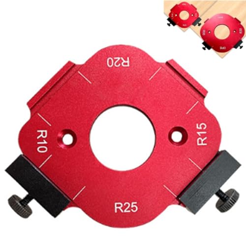 4-in-1-Bogenwinkel-Positionierungsschablone, Eckradius-Vorrichtungsfräser-Schablone, Eckradius-Schablonenpositionierung for Schneidemaschine for Holzbearbeitung R10/R15/R20/R25/R30/R35/R40/R50 (Color 4-in-1-Bogenwinkel-Positionierungsschablone, Eckradius-Vorrichtungsfräser-Schablone, Eckradius-Schablonenpositionierung for Schneidemaschine for Holzbearbeitung R10/R15/R20/R25/R30/R35/R40/R50 (Color von YAERLE