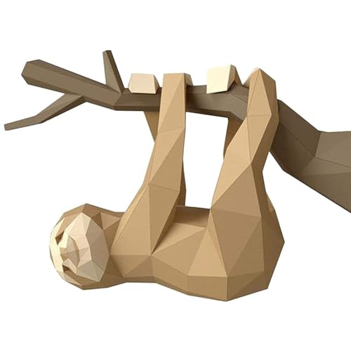 YAIUNHIQ DIY Papercraft, 3D Wanddekoration Papier, 3D Origami Skulptur, 3D Ausgeschnitten Spielzeug Handwerk Aktivität von YAIUNHIQ