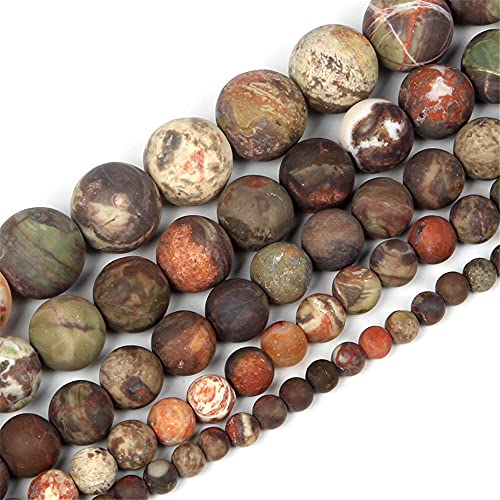 Glücksperlen, Naturstein, rote gebrochene Achate, rund, lose Schmuckherstellung für Armbänder und Halsketten, H7474, 8 mm, ca. 48 Stück Glücksperlen, Naturstein, rote gebrochene Achate, rund, lose Schmuckherstellung für Armbänder und Halsketten, H7474, 8 mm, ca. 48 Stück von YAJILM