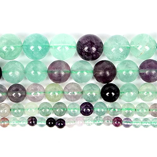 Naturstein, grüner Fluorit, rund, lose Perlen für Schmuckherstellung, Armband, Zubehör, Handarbeiten, Strang, 4–12 mm, H7380, 12 mm, ca. 30 Stück Naturstein, grüner Fluorit, rund, lose Perlen für Schmuckherstellung, Armband, Zubehör, Handarbeiten, Strang, 4–12 mm, H7380, 12 mm, ca. 30 Stück von YAJILM