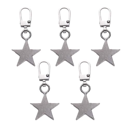 YAKXIUE 5 Stück Ersatz-Metallschieber, abnehmbare Reißverschlussschieber, Reißverschluss, DIY-Nähen, Rucksäcke, Geldbörsen, Reparatur(4) von YAKXIUE