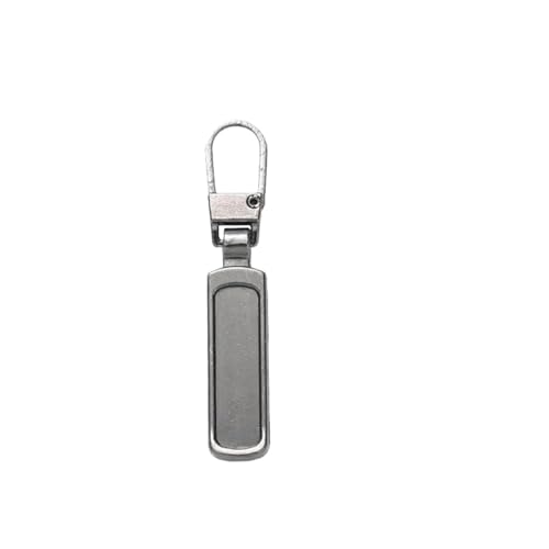 YAKXIUE Ersatz-Reißverschluss mit Abnehmbarer Lasche, Rucksack, Metallschieber, for Gepäck, Jacken, Geldbörsen, Reißverschluss-Abzieher(Gray) von YAKXIUE