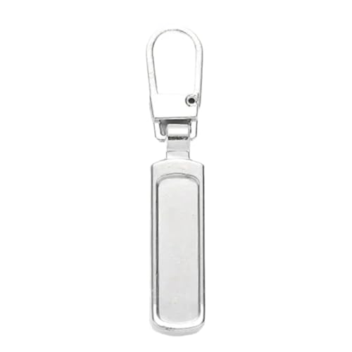 YAKXIUE Metall-Reißverschluss-Fixierer, Reparatur-Ersatz-Abzieher, abnehmbar, for Rucksack, Taschen, Mantel(Silver) von YAKXIUE