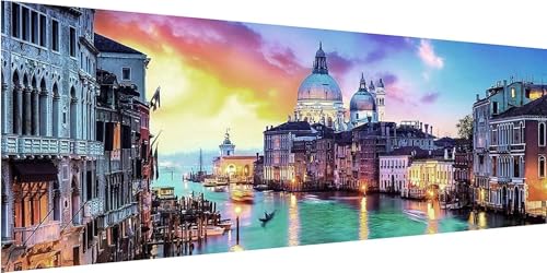 YALKIN 5D Diamond Painting Erwachsene Kinder Großes XXL 30x90cm Diamant Painting Bilder Diamond Art Erwachsene Full DIY Diamant Kunst Malerei Stickerei Set Kreuzstich Bilder Home Wand Dekor von YALKIN