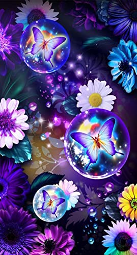 YALKIN 5D Large Diamond Painting Kits for Adults (35.4x11.8inch), Full Round Drill Cows Pictures Arts Paint by Diamonds Kits Diamond Art Kits for Home Wall Decor Relax Gift von YALKIN