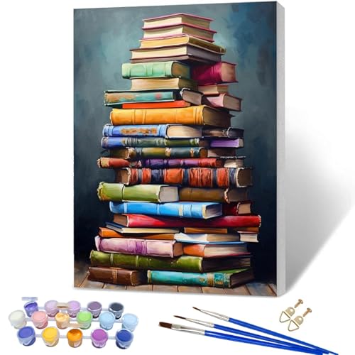 YALKIN Malen Nach Zahlen Erwachsene, Paint by Numbers Malen Nach Zahlen, DIY Landschaft mit Pinseln und Acrylfarben Handgemalt Ölgemälde Leinwand für Home Decor, mit Rahmen (30x40cm) von YALKIN