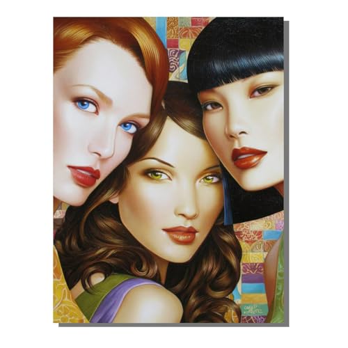 5D Diamond Painting Erwachsene, Diamant Malerei Kinder Anfänger, DIY Abstrakt Frau Diamant Painting Bilder Erwachsene Bastelset Geeignet Als Geschenk, Zur Entspannung und Als Wanddeko 60x80 cm SYLF788 von YALNSENN