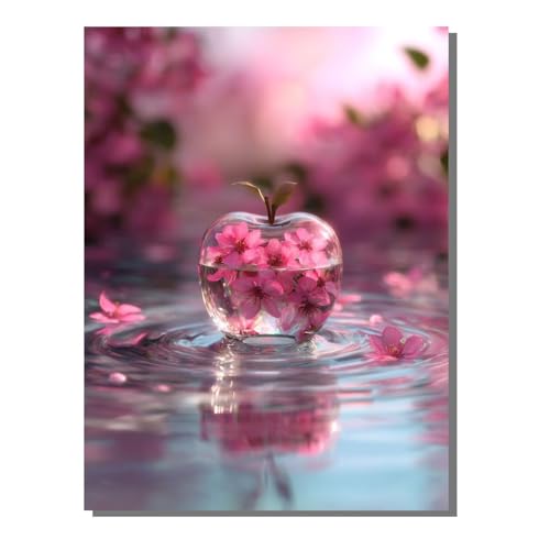 5D Diamond Painting Erwachsene, Diamant Malerei Kinder Anfänger, DIY Blume Kristall Diamant Painting Bilder Erwachsene Bastelset Als Geschenk Zur Entspannung und Als Wanddeko 50 x 70 cm SYLF464 von YALNSENN
