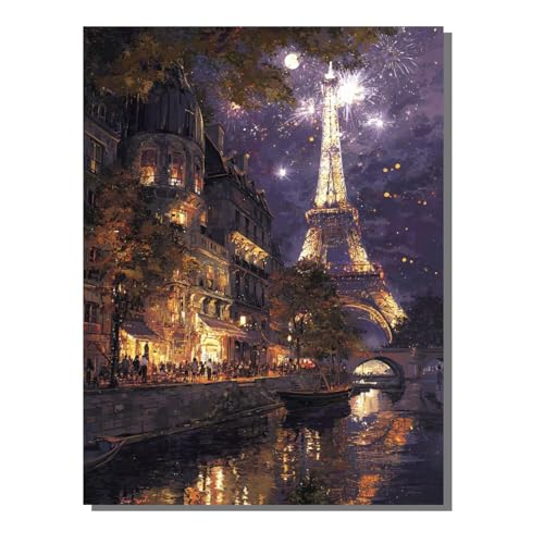 5D Diamond Painting Erwachsene, Diamant Malerei Kinder Anfänger, DIY Landschaft Abstrakt Diamant Painting Bilder Erwachsene Bastelset Als Geschenk Zur Entspannung und Als Wanddeko 30x40 cm SYLF330 von YALNSENN