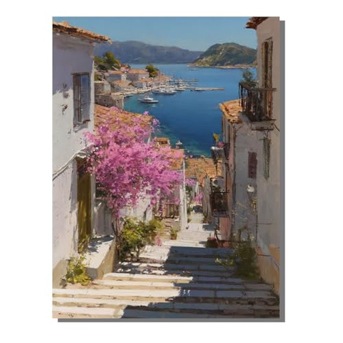 5D Diamond Painting Erwachsene, Diamant Malerei Kinder Anfänger, DIY Landschaft Kleine Stadt Diamant Painting Bilder Erwachsene Bastelset Als Geschenk Zur Entspannung und Als Wanddeko 60x80 cm SYLF10 5D Diamond Painting Erwachsene, Diamant Malerei Kinder Anfänger, DIY Landschaft Kleine Stadt Diamant Painting Bilder Erwachsene Bastelset Als Geschenk Zur Entspannung und Als Wanddeko 60x80 cm SYLF10 von YALNSENN