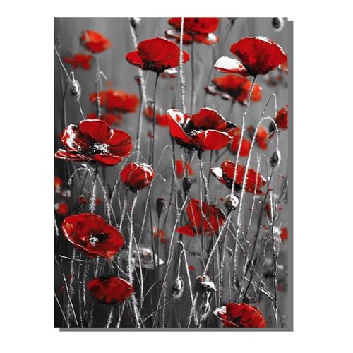 5D Diamond Painting Erwachsene, Diamant Malerei Kinder Anfänger, DIY Pflanze Blume Diamant Painting Bilder Erwachsene Bastelset Geeignet Als Geschenk, Zur Entspannung und Als Wanddeko 60x80 cm SYLF775 von YALNSENN