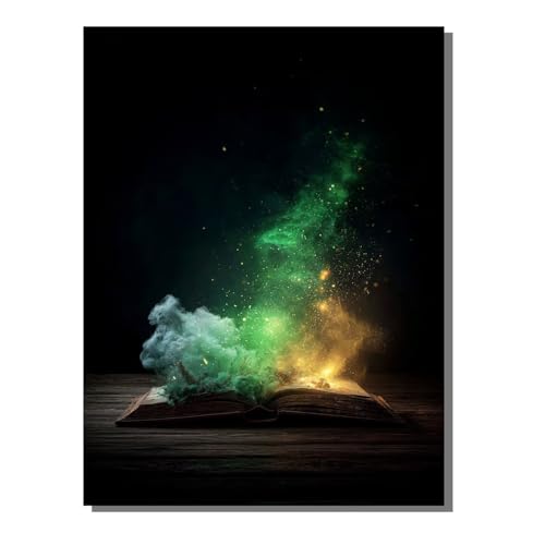 5D Diamond Painting Erwachsene, Diamant Malerei Kinder Anfänger, DIY Rauch Buch Diamant Painting Bilder Erwachsene Bastelset Geeignet Als Geschenk, Zur Entspannung und Als Wanddeko 40x50cm SYLF542 von YALNSENN