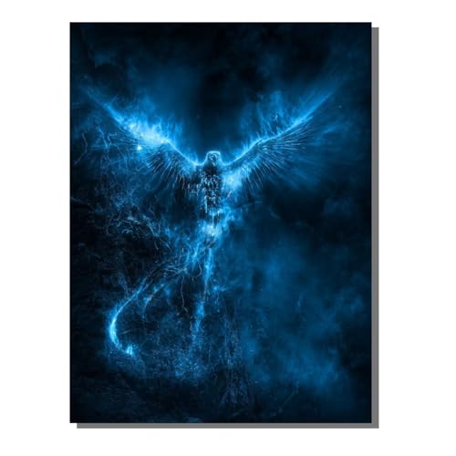 5D Diamond Painting Erwachsene, Diamant Malerei Kinder Anfänger, DIY Tier Phönix Diamant Painting Bilder Erwachsene Bastelset Geeignet Als Geschenk, Zur Entspannung und Als Wanddeko 30x40 cm SYLF410 von YALNSENN