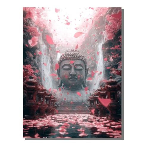 5D Diamond Painting Erwachsene, Diamant Malerei Kinder Anfänger, DIY Zen Landschaft Diamant Painting Bilder Erwachsene Bastelset Geeignet Als Geschenk, Zur Entspannung und Als Wanddeko 40x50cm SYLF82 von YALNSENN