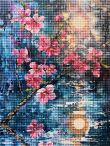 Diamond Painting Rosa BlüTen Diamond Painting Erwachsene Groß XXL Blume Full drill Daiment Malerei Erwachsene, 5D Diamant Art Mosaic Bastelset Kunst-Design-Stickerei Set für Dekoration 80 X 100cm U-T Diamond Painting Rosa BlüTen Diamond Painting Erwachsene Groß XXL Blume Full drill Daiment Malerei Erwachsene, 5D Diamant Art Mosaic Bastelset Kunst-Design-Stickerei Set für Dekoration 80 X 100cm U-T von YALNSENN