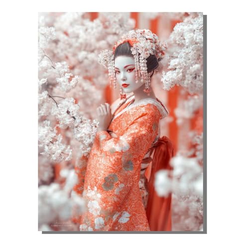 Geisha Frau Diamond Painting Erwachsene, 5D Diamant Kunst Kinder Kits, DIY Erwachsene Mosaikherstellung Basteln Diamant Malerei Bilder Set für Weihnachten Wanddekoration, Geschenke 40x50cm SYLF745 Geisha Frau Diamond Painting Erwachsene, 5D Diamant Kunst Kinder Kits, DIY Erwachsene Mosaikherstellung Basteln Diamant Malerei Bilder Set für Weihnachten Wanddekoration, Geschenke 40x50cm SYLF745 von YALNSENN