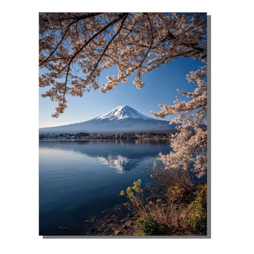 Landschaft See Diamond Painting Erwachsene, 5D Diamant Kunst Kinder Kits, DIY Erwachsene Mosaikherstellung Basteln Diamant Malerei Bilder Set für Weihnachten Wanddekoration, Geschenke 40x50cm SYLF12 von YALNSENN