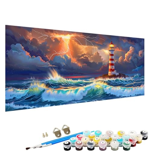 Malen Nach Zahlen Erwachsene-Malen Nach Zahlen Leuchtturm, DIY Acrylfarbe Malen Nach Zahlen Erwachsene Set Als Heimdekoration 60x120cm Malen Nach Zahlen Schipper Meer A-07 Malen Nach Zahlen Erwachsene-Malen Nach Zahlen Leuchtturm, DIY Acrylfarbe Malen Nach Zahlen Erwachsene Set Als Heimdekoration 60x120cm Malen Nach Zahlen Schipper Meer A-07 von YALNSENN