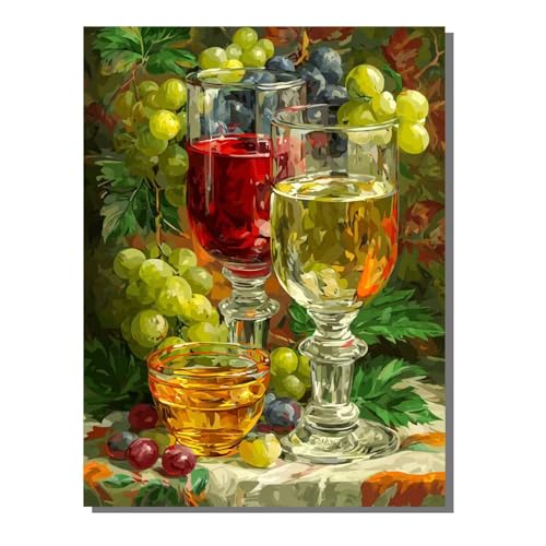 Obst Abstrakt Diamond Painting Erwachsene, 5D Diamant Kunst Kinder Kits, DIY Erwachsene Mosaikherstellung Basteln Diamant Malerei Bilder Set für Weihnachten Wanddekoration, Geschenke 30x40 cm SYLF192 von YALNSENN