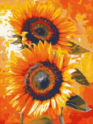 Sonnenblume Diamond Painting Groß XXL 60 X 80cm, DlY Blume Diamant Painting Bilder Kinder, Full drill Daiments Malerei Erwachsene, 5D Diamond Art Bilder Mosaic Bastelset Kunst-Design-Stickerei B-6 Sonnenblume Diamond Painting Groß XXL 60 X 80cm, DlY Blume Diamant Painting Bilder Kinder, Full drill Daiments Malerei Erwachsene, 5D Diamond Art Bilder Mosaic Bastelset Kunst-Design-Stickerei B-6 von YALNSENN