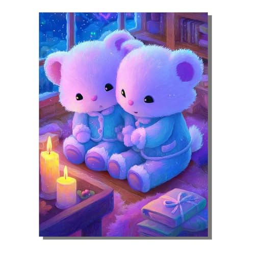 Tier Abstrakt Diamond Painting Erwachsene, 5D Diamant Kunst Kinder Kits, DIY Erwachsene Mosaikherstellung Basteln Diamant Malerei Bilder Set für Weihnachten Wanddekoration, Geschenke 60x80 cm SYLF798 von YALNSENN