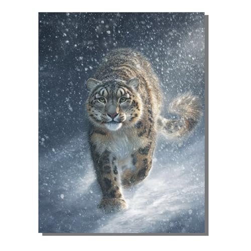 Tier Tiger Diamond Painting Erwachsene, 5D Diamant Kunst Kinder Kits, DIY Erwachsene Mosaikherstellung Basteln Diamant Malerei Bilder Set für Weihnachten Wanddekoration, Geschenke 60x80 cm SYLF776 von YALNSENN
