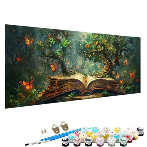 YALNSENN Malen Nach Zahlen für Erwachsene, Baum Des Lebens DIY Leinwand öLgemäLde Kit für Kinder mit Pinseln Acrylpigment Zeichnung Lackierung 70x140cm Schmetterling Malen Nach Zahlen Erwachsene 4-N8 YALNSENN Malen Nach Zahlen für Erwachsene, Baum Des Lebens DIY Leinwand öLgemäLde Kit für Kinder mit Pinseln Acrylpigment Zeichnung Lackierung 70x140cm Schmetterling Malen Nach Zahlen Erwachsene 4-N8 von YALNSENN