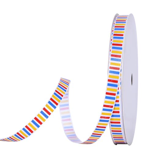 YAMA Band zum Basteln, Dankeschön, Lehrer, Satinband, dünn, für Geschenke, buntes Schulthema für Lehrer, Wertschätzung, Geschenkverpackung, 0,9 cm x 9,7 m YAMA Band zum Basteln, Dankeschön, Lehrer, Satinband, dünn, für Geschenke, buntes Schulthema für Lehrer, Wertschätzung, Geschenkverpackung, 0,9 cm x 9,7 m von YAMA