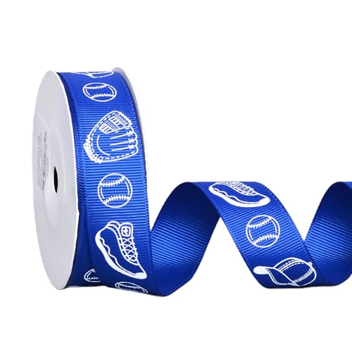 YAMA Baseball-Sportband, 2,2 cm, 9,1 m, Ripsband zum Basteln, Haarschleifen, Geschenkverpackung, Teamgeist, Party-Dekoration YAMA Baseball-Sportband, 2,2 cm, 9,1 m, Ripsband zum Basteln, Haarschleifen, Geschenkverpackung, Teamgeist, Party-Dekoration von YAMA