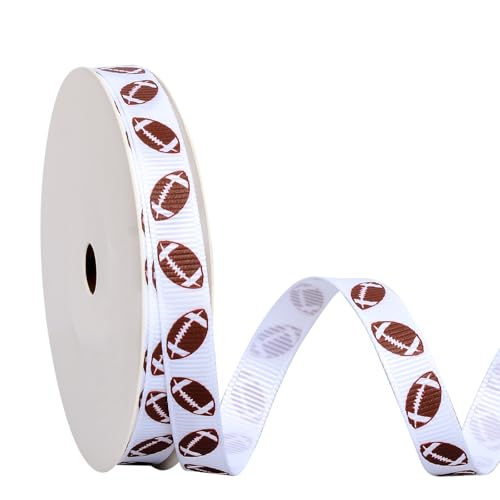 YAMA Fußballband, 0,95 cm, 9,1 m, Ripsband, Sportband zum Basteln, Haarschleifen, Geschenkverpackung, Team-Party-Dekoration YAMA Fußballband, 0,95 cm, 9,1 m, Ripsband, Sportband zum Basteln, Haarschleifen, Geschenkverpackung, Team-Party-Dekoration von YAMA