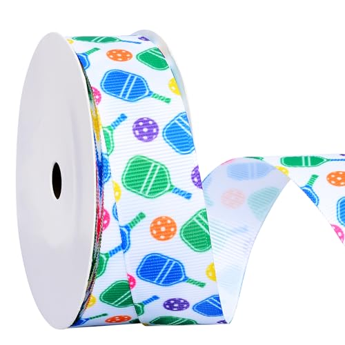 YAMA Pickleball-Band, 2,2 cm, 9,1 m, Ripsband, Sportband zum Basteln, Haarschleifen, Geschenkverpackung, Team-Party-Dekoration YAMA Pickleball-Band, 2,2 cm, 9,1 m, Ripsband, Sportband zum Basteln, Haarschleifen, Geschenkverpackung, Team-Party-Dekoration von YAMA