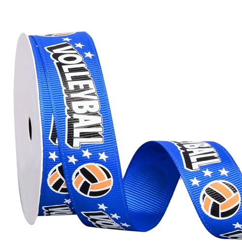 YAMA Volleyballband, 2,2 cm, 9,1 m, Ripsband, Sportband zum Basteln, Haarschleifen, Geschenkverpackung, Team-Party-Dekoration YAMA Volleyballband, 2,2 cm, 9,1 m, Ripsband, Sportband zum Basteln, Haarschleifen, Geschenkverpackung, Team-Party-Dekoration von YAMA
