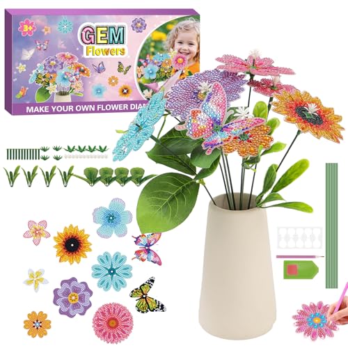 YAMAIDUO Diamond Painting Kinder, Blumen Basteln Mädchen 5 6 7 8 9 Jahre, 5D Blumen & Schmetterling Diamant Painting Bilder Kinder, Spielzeug Bastelset Kind Geschenke für Mädchen 10 11 12 Jahren YAMAIDUO Diamond Painting Kinder, Blumen Basteln Mädchen 5 6 7 8 9 Jahre, 5D Blumen & Schmetterling Diamant Painting Bilder Kinder, Spielzeug Bastelset Kind Geschenke für Mädchen 10 11 12 Jahren von YAMAIDUO