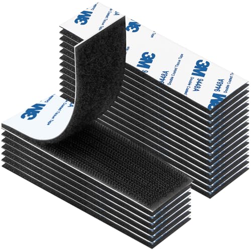 YAMAIDUO Klettband Selbstklebend Extra Stark 20 Stück, 3 x 10 cm Doppelseitig Klettverschluss Selbstklebend Wiederverwendbar, Velcro Tape Self Adhesive zum Nähen Diy Bürobedarf für Wände Boden Tür YAMAIDUO Klettband Selbstklebend Extra Stark 20 Stück, 3 x 10 cm Doppelseitig Klettverschluss Selbstklebend Wiederverwendbar, Velcro Tape Self Adhesive zum Nähen Diy Bürobedarf für Wände Boden Tür von YAMAIDUO