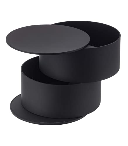 YAMAZAKI Home Tower Stapelbare Schmuckschatulle, drehbarer Aufbewahrungs-Organizer für Zubehör, Brillen, Uhren, Ohrringe, Präsentationshalter, ABS-Kunststoff, Schwarz YAMAZAKI Home Tower Stapelbare Schmuckschatulle, drehbarer Aufbewahrungs-Organizer für Zubehör, Brillen, Uhren, Ohrringe, Präsentationshalter, ABS-Kunststoff, Schwarz von YAMAZAKI