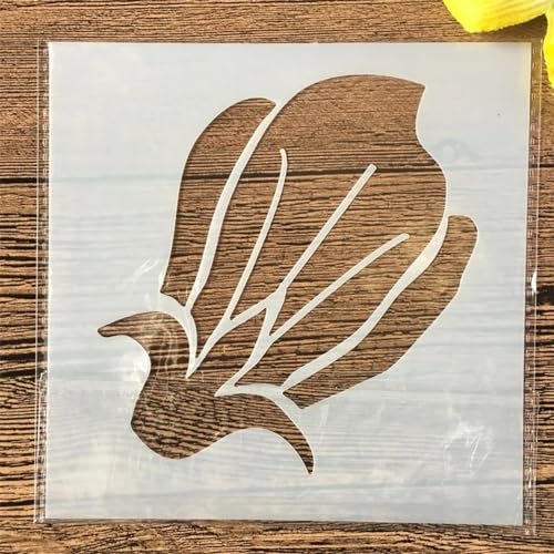 Malschablonen für Holz, 13 x 13 cm, wiederverwendbare Blumenknospen für Holzarbeiten, Leinwand für Heimdekoration, Stil 3 Malschablonen für Holz, 13 x 13 cm, wiederverwendbare Blumenknospen für Holzarbeiten, Leinwand für Heimdekoration, Stil 3 von YANCHIPANGHE
