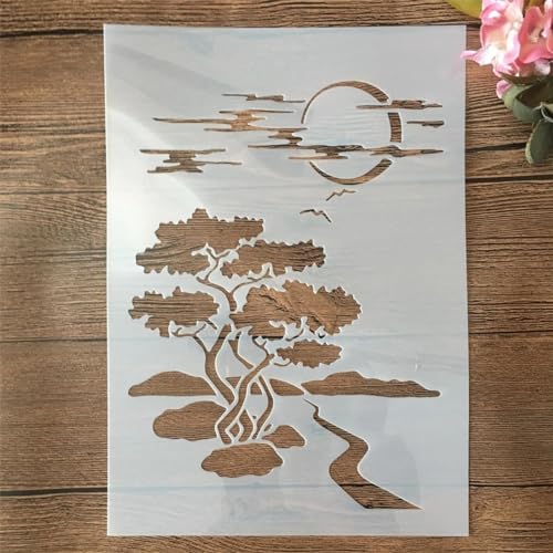 Malschablonen für Holz, A4, 29 cm, Ahornblätter, wiederverwendbare Malschablonen für Holzarbeiten, Leinwand, Heimdekoration, G-Stil Malschablonen für Holz, A4, 29 cm, Ahornblätter, wiederverwendbare Malschablonen für Holzarbeiten, Leinwand, Heimdekoration, G-Stil von YANCHIPANGHE