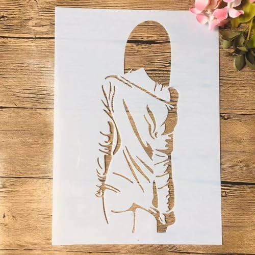 Malschablonen für Holz, A4, A4, 29 x 21 cm, afrikanische Schönheit, wiederverwendbare Malschablonen für Holzarbeiten, Leinwand, Heimdekoration Malschablonen für Holz, A4, A4, 29 x 21 cm, afrikanische Schönheit, wiederverwendbare Malschablonen für Holzarbeiten, Leinwand, Heimdekoration von YANCHIPANGHE