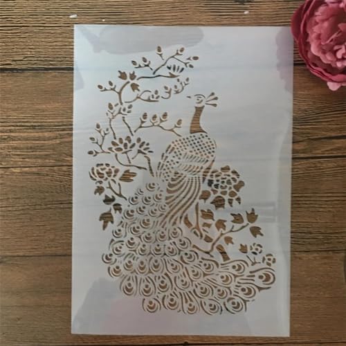 Malschablonen für Holzmalerei, A4, 29 cm, für Zuhause, süßer Baum, wiederverwendbare Malschablonen für Holzhandwerk, Leinwand, Heimdekoration, M-Stil Malschablonen für Holzmalerei, A4, 29 cm, für Zuhause, süßer Baum, wiederverwendbare Malschablonen für Holzhandwerk, Leinwand, Heimdekoration, M-Stil von YANCHIPANGHE