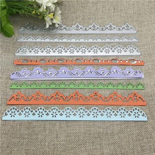 Schablonen zur Kartenherstellung, 21,3 x 11 cm, Spitzenkarten-Stanzformen, Metall-Stanzschablone, Dekoration für Scrapbooking, Alben, Papierherstellung von YANCHIPANGHE