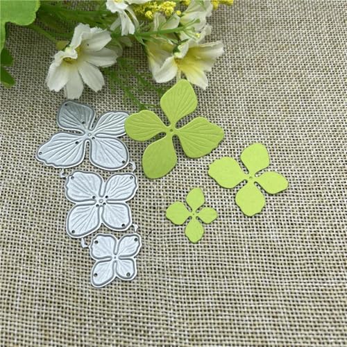 Schablonen zur Kartenherstellung, 4,3 x 4,3 cm, Blumenrahmen, Metall-Stanzform, Schlüsselanhänger, Herz, Papier, Schlüsselanhänger, Scrapbooking, Papierbasteln von YANCHIPANGHE